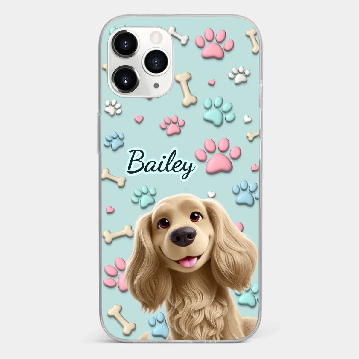 My Forever Best Friend - Dog Personalized Custom Clear Phone Case - Gift For Pet Owners, Pet Lovers