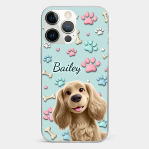 My Forever Best Friend - Dog Personalized Custom Clear Phone Case - Gift For Pet Owners, Pet Lovers
