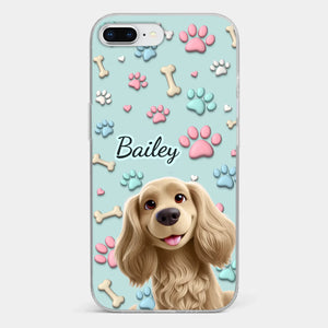 My Forever Best Friend - Dog Personalized Custom Clear Phone Case - Gift For Pet Owners, Pet Lovers