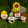 Thank You For Helping Me Grow - Family Personalized Custom Handmade Crochet Plush With Motivational Message - Mother's Day, Gift For Mom, Grandma
