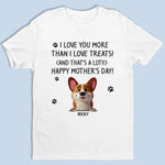 Loving You Is My Favorite Trick - Dog Personalized Custom Unisex T-shirt, Premium T-shirt, Hoodie - Mother's Day, Gift For Mom, Dog Lovers