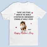 No Privacy, Just Love - Dog Personalized Custom Unisex T-shirt, Premium T-shirt, Hoodie - Mother's Day, Gift For Mom, Dog Lovers