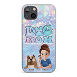 Custom Name Dog Mom Gifts for Pet Lovers - Personalized Phone Case