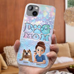 Custom Name Dog Mom Gifts for Pet Lovers - Personalized Phone Case