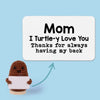 Thank You For Helping Me Grow - Family Personalized Custom Handmade Crochet Plush With Motivational Message - Mother's Day, Gift For Mom, Grandma