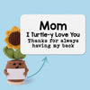 Thank You For Helping Me Grow - Family Personalized Custom Handmade Crochet Plush With Motivational Message - Mother's Day, Gift For Mom, Grandma
