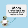 Thank You For Helping Me Grow - Family Personalized Custom Handmade Crochet Plush With Motivational Message - Mother's Day, Gift For Mom, Grandma