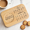 Grandma’s Garden Of Joy - Family Personalized Custom Engraved Wooden Tea & Snack Board - Mother's Day, Gift For Mom, Grandma