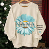 A Love That Blossoms - Family Personalized Custom Unisex Sweatshirt, Hoodie With Design On Sleeve - Mother's Day, Gift For Mom, Grandma