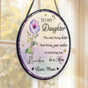 You Make My Heart Bloom - Family Personalized Custom Stained Glass Window Hanging Suncatcher - Mother's Day, Gift For Mom, Daughter