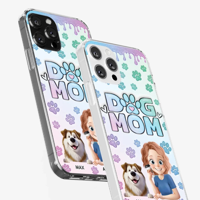 My Best Friend Has Paws - Dog Personalized Custom 3D Inflated Effect Printed Clear Phone Case - Gift For Pet Owners, Pet Lover