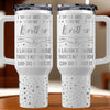 Best Friends, No Matter What - Family Personalized Custom Engraved 40oz Tumbler With Handle - Gift For Family Members, Siblings, Brothers, Cousins, Best Friends