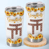 Grandkids Are My Sunshine - Family Personalized Custom 3D Inflated Effect Printed Tumbler - Mother's Day, Gift For Mom, Grandma