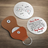Distance Means Nothing To The Heart - Family Personalized Custom Pocket Hug - Mother's Day, Gift For Mom, Grandma