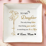She’s My Forever Spring - Family Personalized Custom Full-Print Jewelry Dish - Mother's Day, Gift For Mom, Daughter