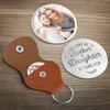 Custom Photo Connected By Heart, Always - Family Personalized Custom Pocket Hug - Mother's Day, Gift For Mom, Grandma