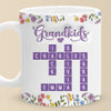 Love Stitched In Every Name - Family Personalized Custom 3D Inflated Effect Printed Mug - Mother's Day, Gift For Mom, Grandma