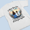 Love Remains Beyond Goodbye - Memorial Personalized Custom Unisex T-shirt, Premium T-shirt, Hoodie - Sympathy Gift For Family Members, Daughter, Son