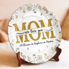 You Are Our Heart, Mom - Family Personalized Custom Ceramic Plate - Mother's Day, Gift For Mom, Grandma