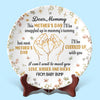 Mommy, I Can’t Wait To Meet You - Family Personalized Custom Ceramic Plate - Mother's Day, Baby Shower Gift, Gift For First Mom