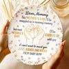 Mommy, I Can’t Wait To Meet You - Family Personalized Custom Ceramic Plate - Mother's Day, Baby Shower Gift, Gift For First Mom