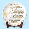To The Best Mommy, With All My Heart - Family Personalized Custom Ceramic Plate - Mother's Day, Baby Shower Gift, Gift For First Mom