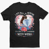 A Wife’s Love Is Eternal - Memorial Personalized Custom Unisex T-shirt, Premium T-shirt, Hoodie - Sympathy Gift For Husband Wife, Anniversary
