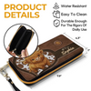 Sweet As A Calf, Strong As A Mom - Family Personalized Custom Leather Long Wallet - Mother's Day, Gift For Mom, Grandma