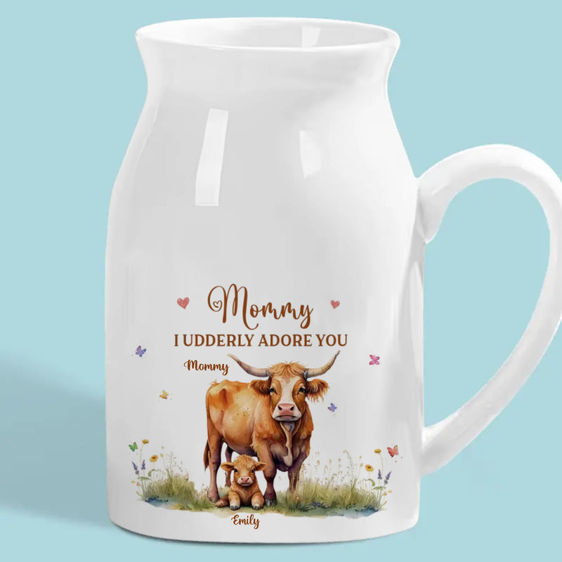 You Are Our Everything, Mom - Family Personalized Custom Home Decor Flower Vase - Mother's Day, House Warming Gift For Mom, Daughter