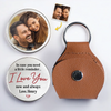 Custom Photo A Little Hug Goes A Long Way - Couple Personalized Custom Pocket Hug - Gift For Husband Wife, Anniversary