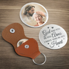 Custom Photo Love Never Ends, It Just Transforms - Memorial Personalized Custom Pocket Hug - Sympathy Gift For Family Members
