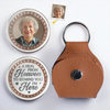 Custom Photo In My Heart, Always With You - Memorial Personalized Custom Pocket Hug - Sympathy Gift For Family Members