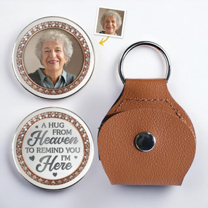 Pochette photo personnalisée - Cadeaux de condoléances commémoratifs personnalisés pour la perte d'une maman ou d'un papa - Dans mon cœur, toujours avec toi