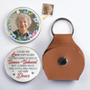 Custom Photo Pocket Hug - Personalized Memorial Sympathy Gifts For Loss Of Mom, Dad - I Will Carry Your Memory With Me