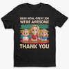 Awesome Kids, Powered By You - Family Personalized Custom Unisex T-shirt, Premium T-shirt, Hoodie - Mother's Day, Gift For Mom
