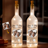 Custom Photo Still Holding On, Still Holding Hands - Couple Personalized Custom Bottle Lamp - Gift For Husband Wife, Anniversary