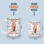 Mommy, You Make Life So Sweet - Family Personalized Custom 3D Inflated Effect Printed Mug - Mother's Day, Baby Shower Gift, Gift For First Mom