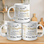 My Heart Is Always With You - Family Personalized Custom Mug - Mother's Day, Gift For Daughter, New Moms