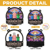 Built With Love, Blessed With Grandkids - Family Personalized Window Hanging Suncatcher Ornament - Mother's Day, Gift For Mom, Grandma