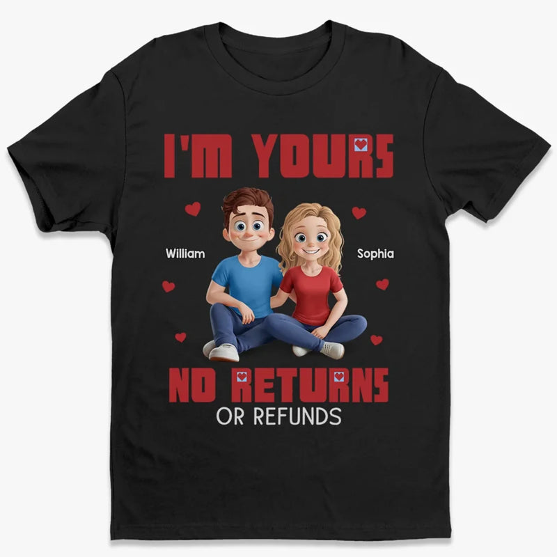 Stuck With Me Forever - Couple Personalized Custom Unisex T-shirt, Premium T-shirt, Hoodie - Gift For Husband Wife, Anniversary