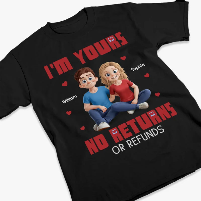 Stuck With Me Forever - Couple Personalized Custom Unisex T-shirt, Premium T-shirt, Hoodie - Gift For Husband Wife, Anniversary