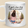 My Heart Has Four Paws - Dog Personalized Custom Mug - Mother's Day, Gift For Pet Owners, Pet Lovers