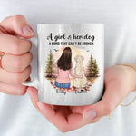 My Heart Has Four Paws - Dog Personalized Custom Mug - Mother's Day, Gift For Pet Owners, Pet Lovers