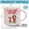 Furry Soulmate For Life - Dog Personalized Custom Marble Mug - Gift For Pet Owners, Pet Lovers