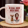 Furry Soulmate For Life - Dog Personalized Custom Marble Mug - Gift For Pet Owners, Pet Lovers