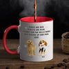 Treats Now, Questions Later - Dog Personalized Custom Accent Mug - Gift For Pet Owners, Pet Lovers