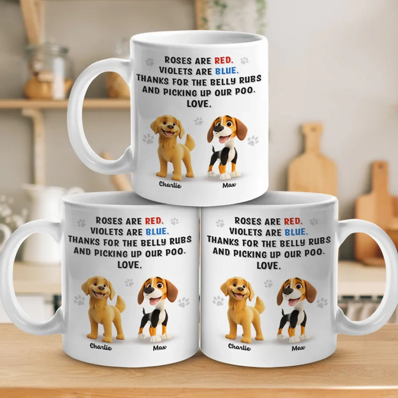 Life’s Better With Muddy Paws - Dog Personalized Custom Mug - Gift For Pet Owners, Pet Lovers