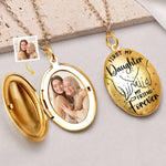 Custom Photo First My Mother, My Friend Forever - Family Personalized Custom Locket Necklace - Mother's Day, Gift For Mom, Daughter