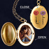 Custom Photo Growing Together In Love - Family Personalized Custom Locket Necklace - Mother's Day, Gift For Mom, Daughter