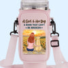 The Best Part Of Me Is My Dog - Dog Personalized Custom Neoprene Water Bottle Carrier With Pocket - Gift For Pet Owners, Pet Lovers